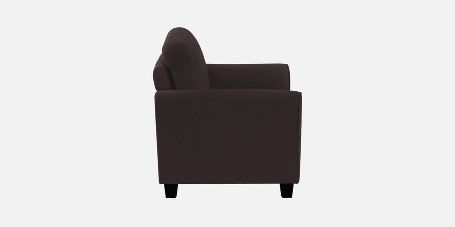 Daroo Velvet 3 Seater Sofa In Mocha Brown Colour - Febonic Living