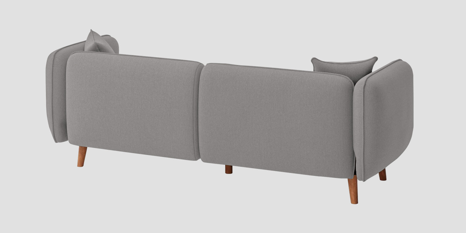 Reva Fabric 3 Seater Sofa In Silver Grey Colour - Febonic Living