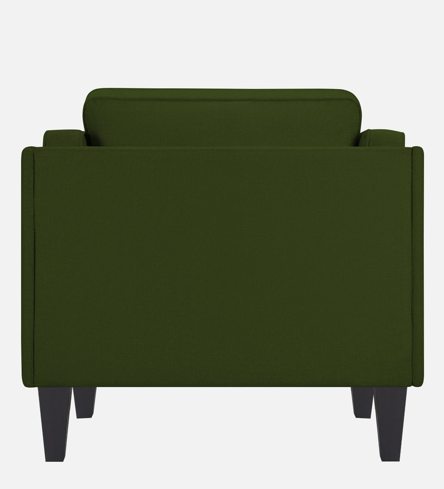 Siddy Fabric 1 Seater Sofa In Olive Green Colour - Febonic Living