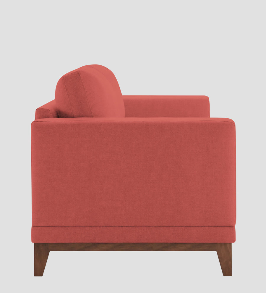 Esha Fabric 1 Seater Sofa In Salmon Pink Colour - Febonic Living