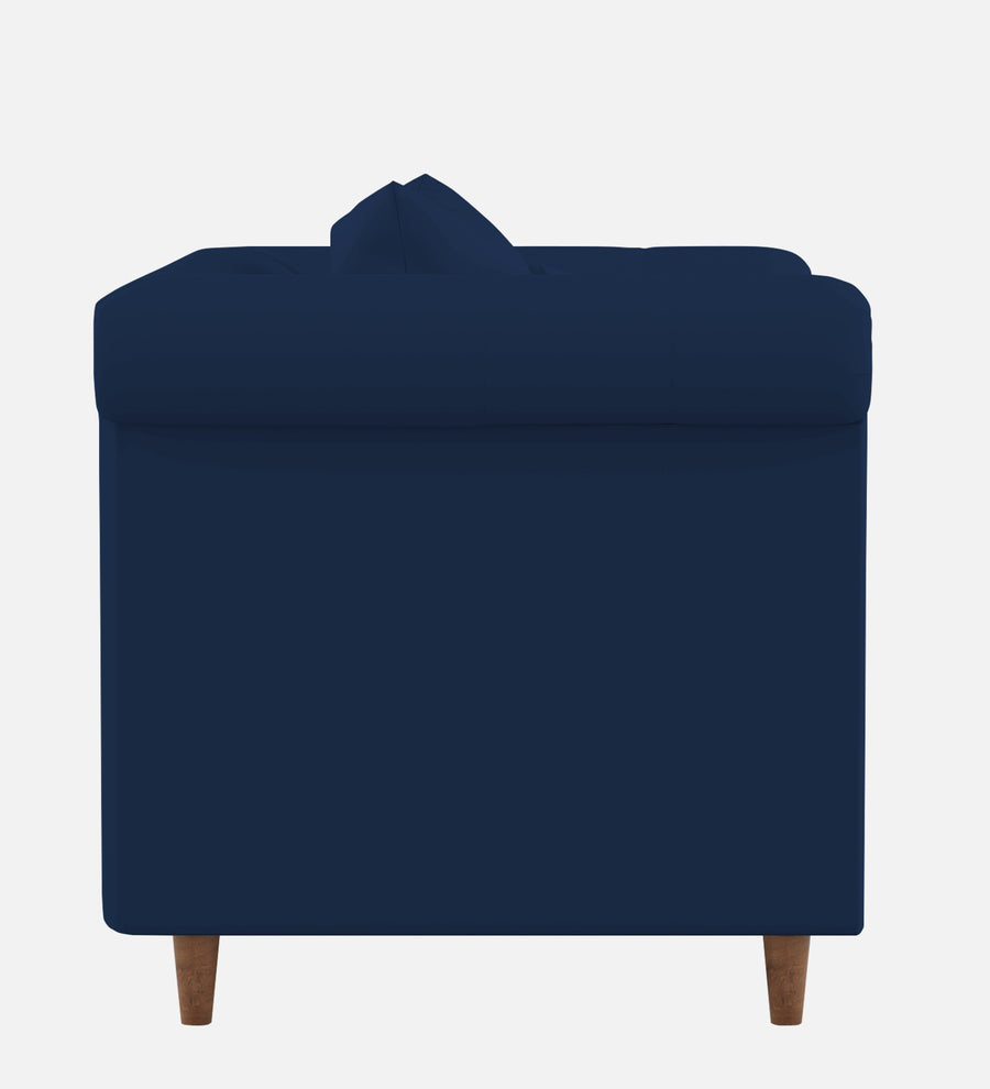 Rubi Velvet 1 Seater Sofa In Imperial Blue Colour - Febonic Living