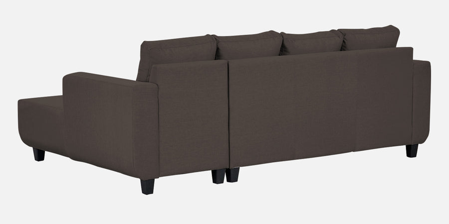 Perry Fabric Lhs Sectional Sofa 3 Lounger In Caspa Brown Colour - Febonic Living