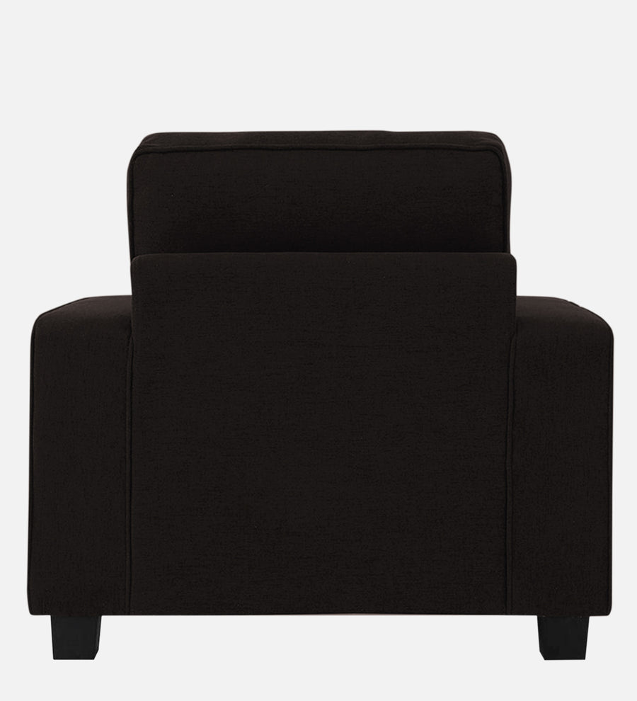 Ladybug Fabric 1 Seater Sofa In Cara Brown Colour - Febonic Living