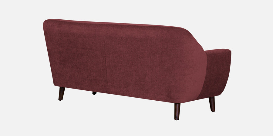 German Fabric 3 Seater Sofa In Blaze Red Colour - Febonic Living