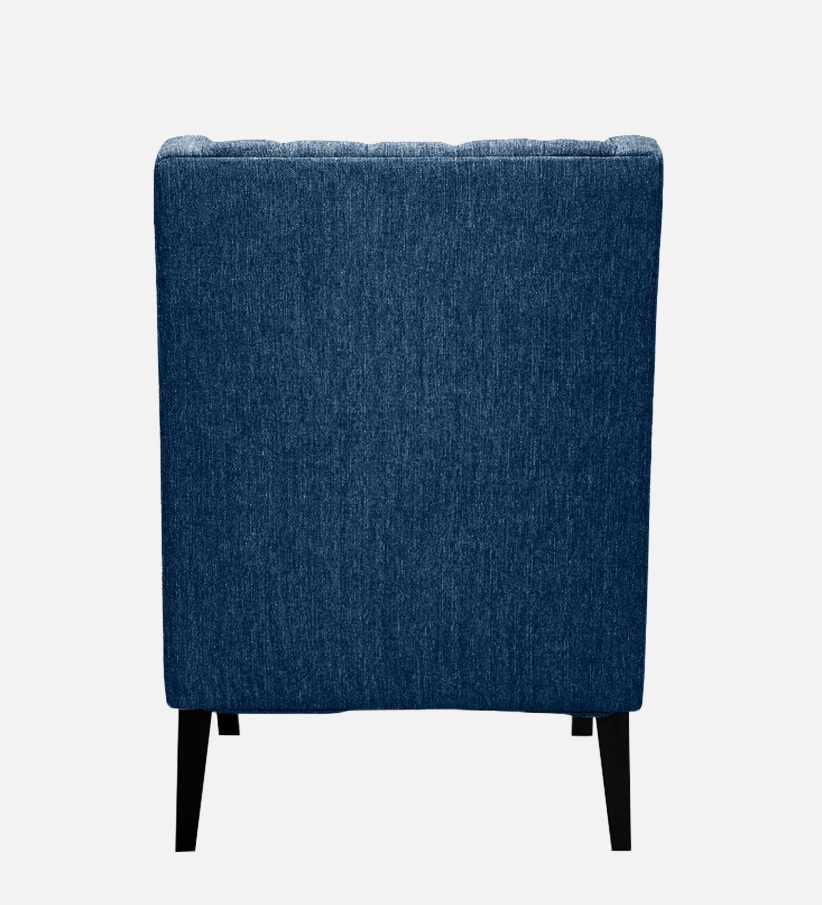 Panas Fabric Wing Chair In Royal Blue Colour