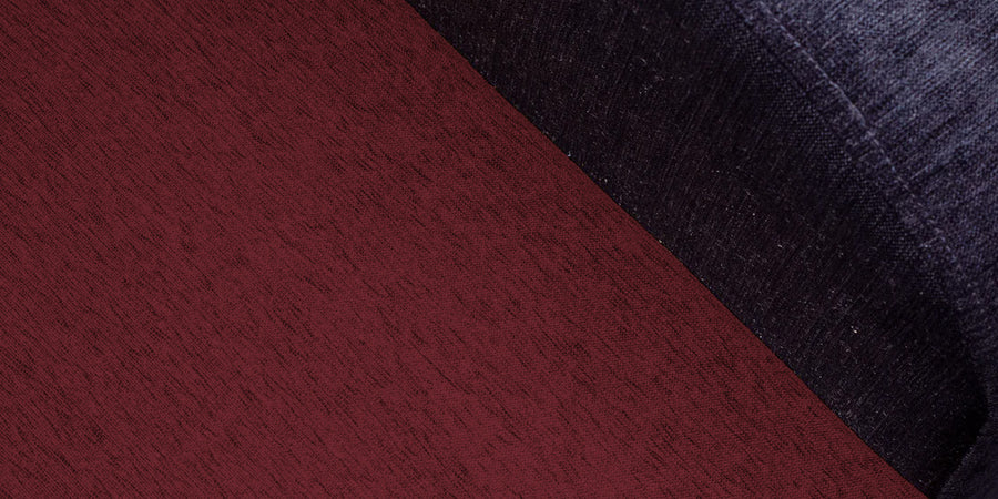 Alex Fabric 2 Seater Sofa In Blood Maroon Colour - Febonic Living