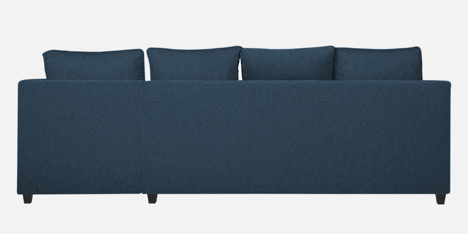 Nebula Fabric LHS Sectional Sofa (3+Lounger) in Light Blue Colour