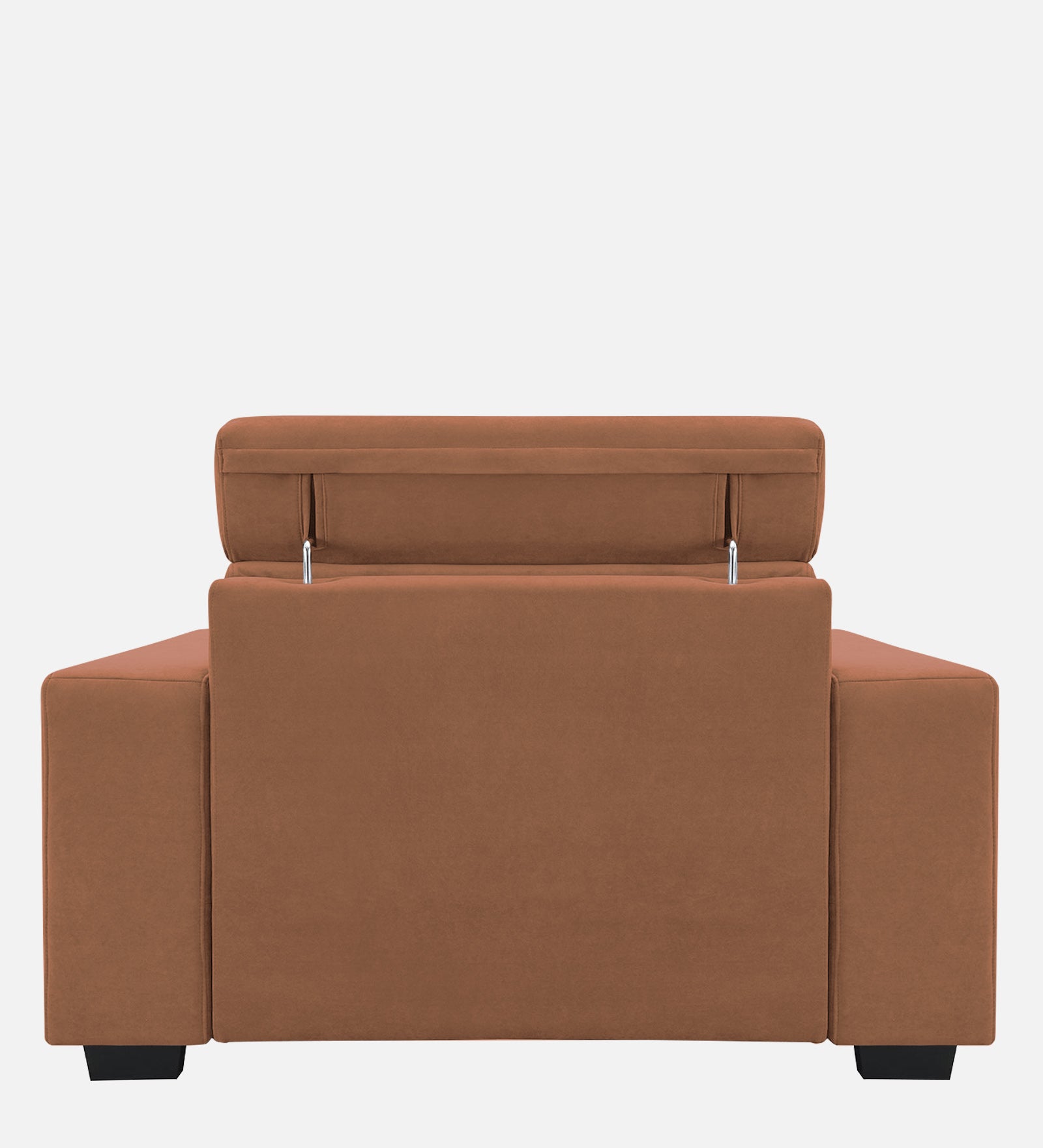 Hiro Fabric 1 Seater Sofa In  Caramel Beige Colour - Febonic Living