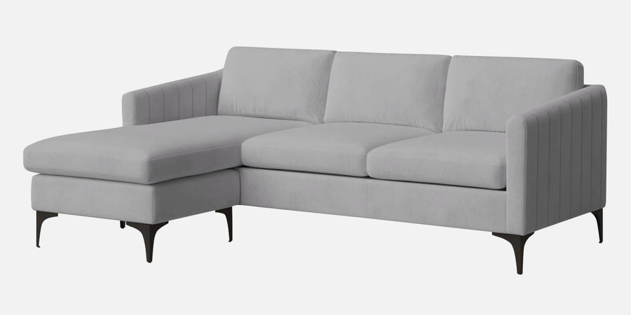 Haru Fabric Lhs Sectional Sofa 2 Lounger In Concrete Grey Colour - Febonic Living