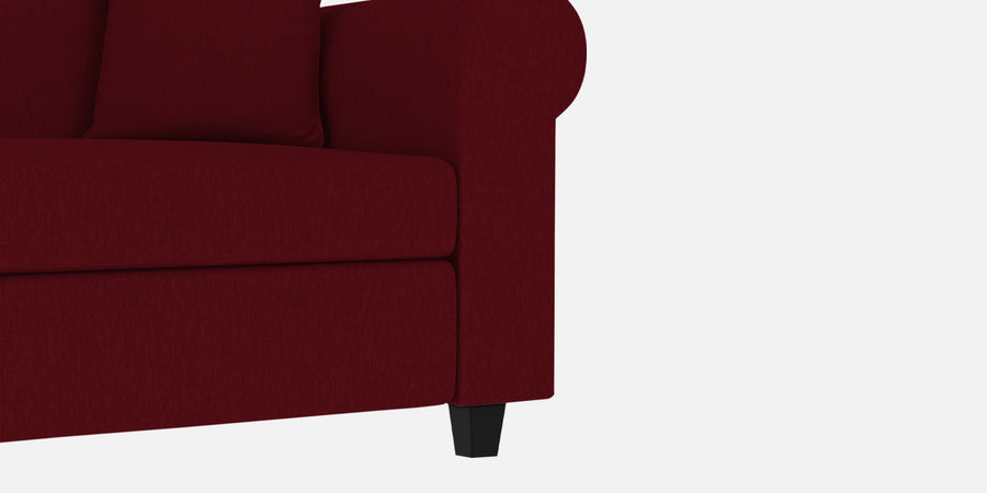 Derado Fabric 3 Seater Sofa In Ruby Red Colour - Febonic Living