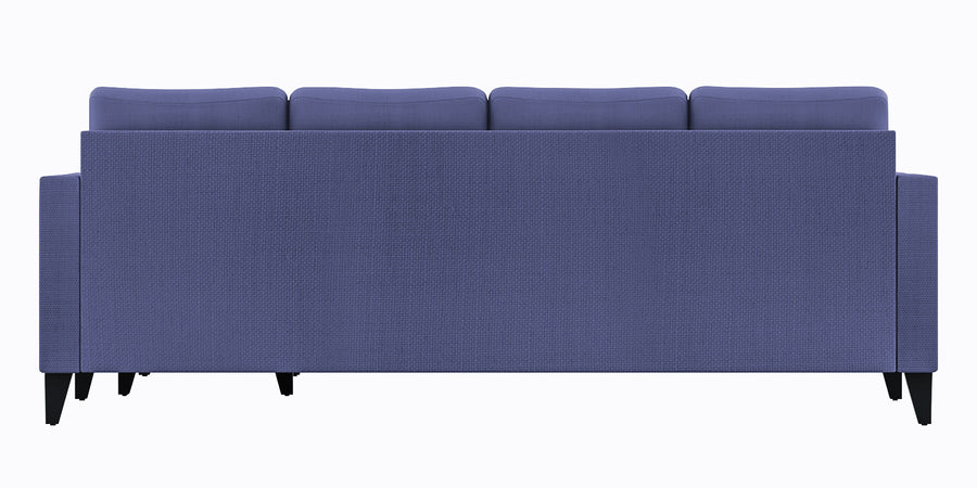 Nori Fabric Lhs Sectional Sofa 3 Lounger In Slate Blue Colour - Febonic Living
