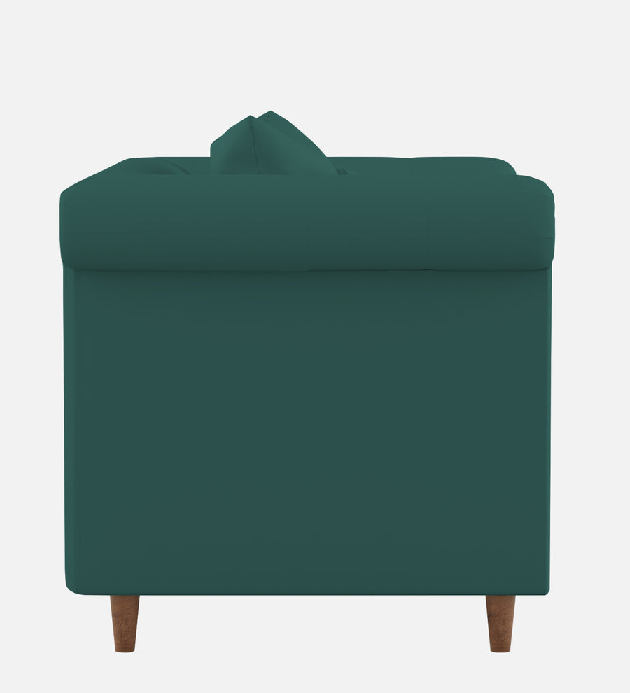 Rubi Velvet 1 Seater Sofa In Pine Green Colour - Febonic Living