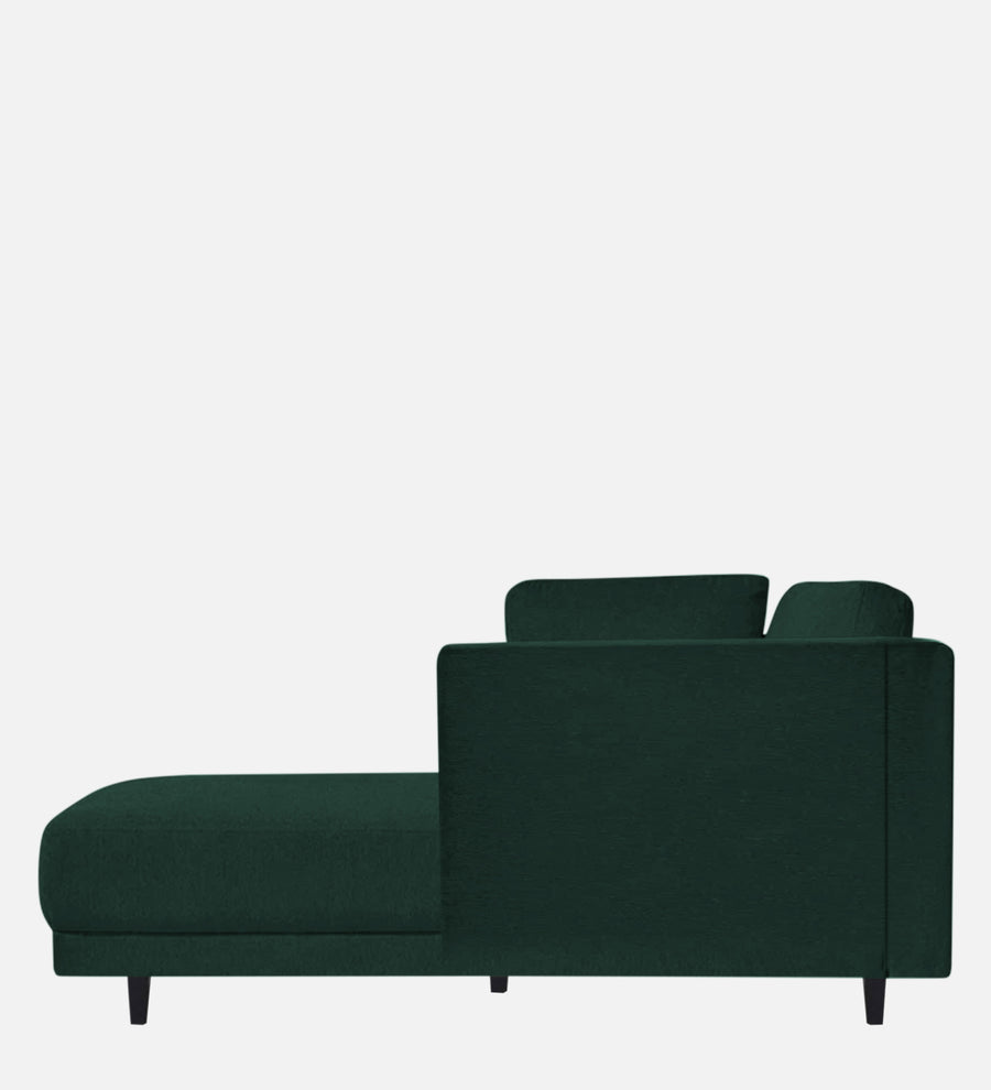 Jonze Velvet Rhs Chaise Lounger In Forest Green Colour - Febonic Living