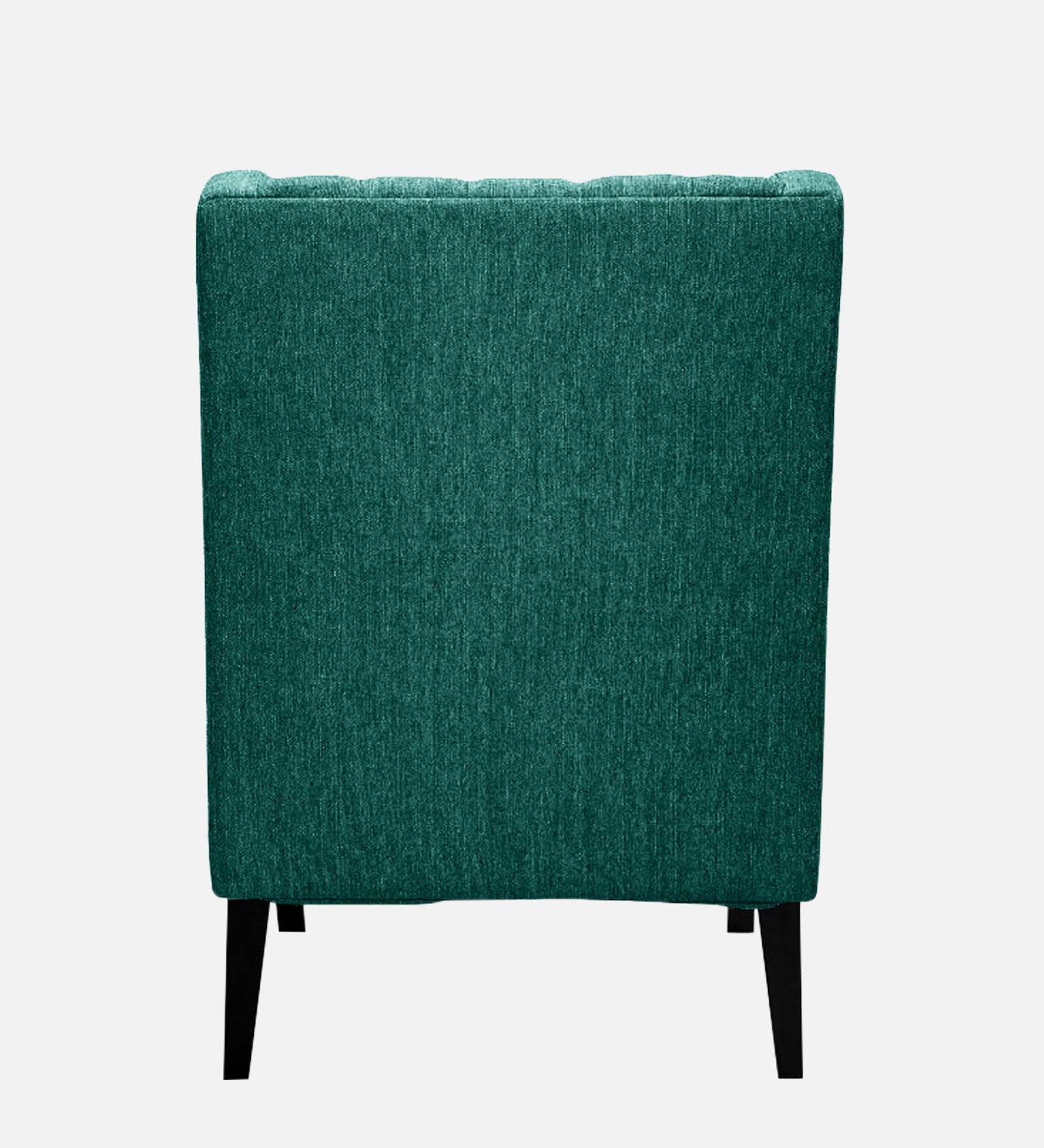 Panas Fabric Wing Chair In Sea Green Colour