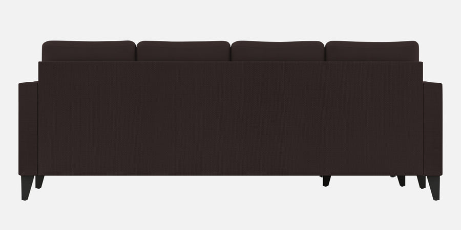 Nori Fabric Rhs Sectional Sofa 3 Lounger In Dark Brown Colour - Febonic Living