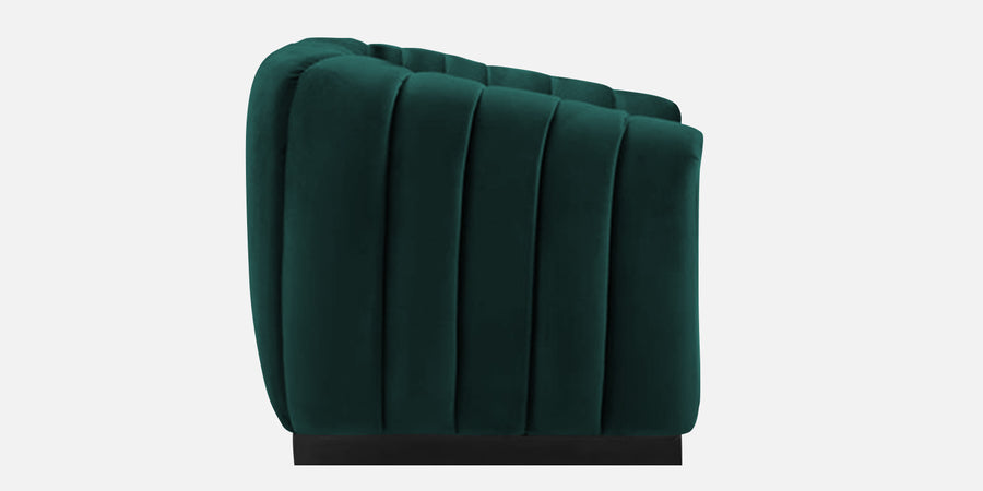 Ferry Velvet 3 Seater Sofa In Forest Green Colour - Febonic Living
