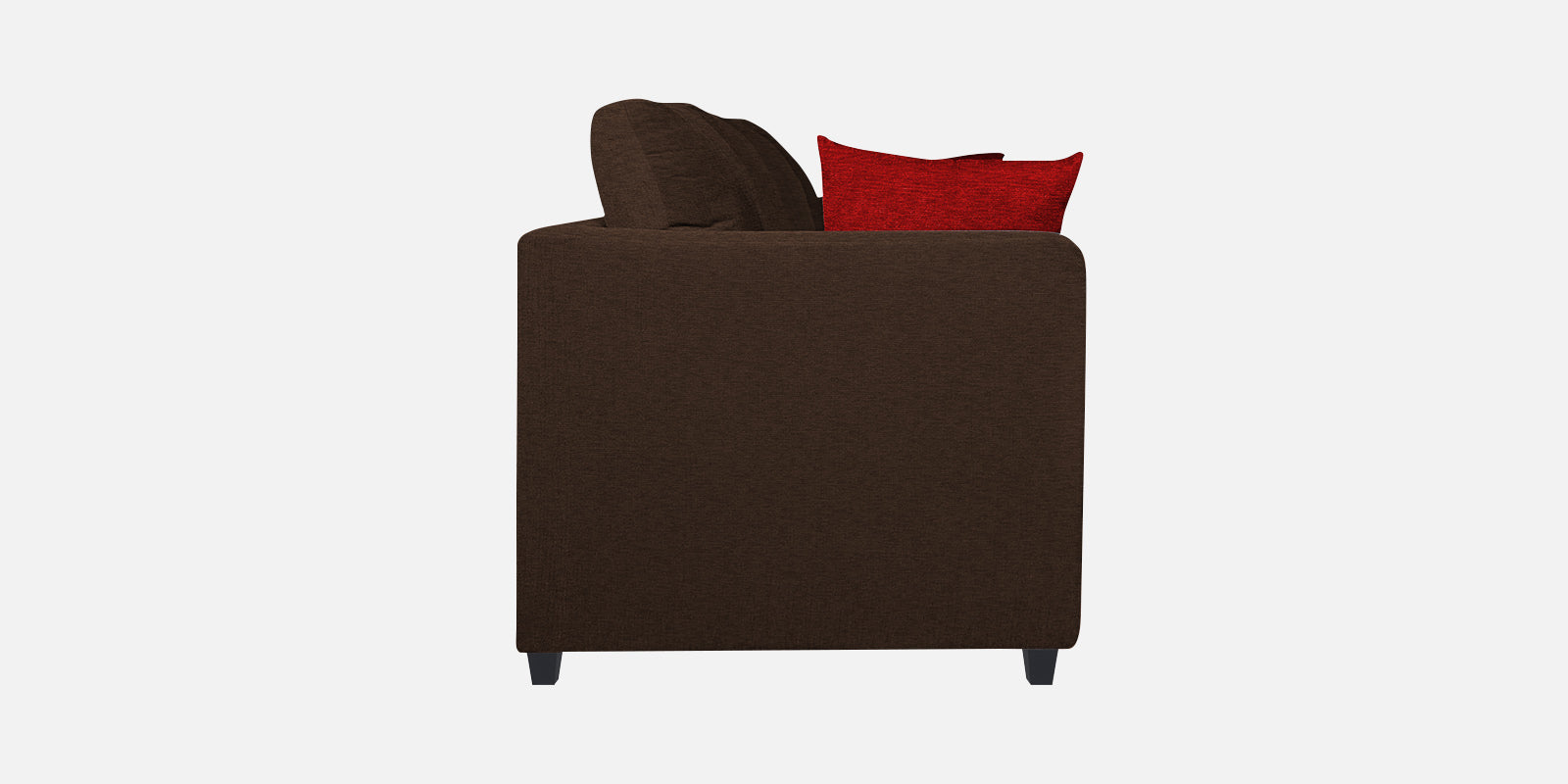 Nuska Fabric 3 Seater Sofa in Cidar Brown Colour