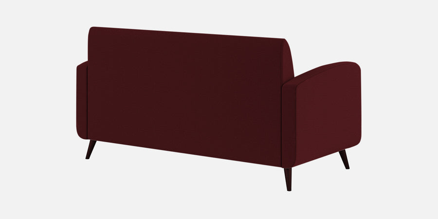 Wiki Velvet 3 Seater Sofa In Blood Maroon Colour - Febonic Living
