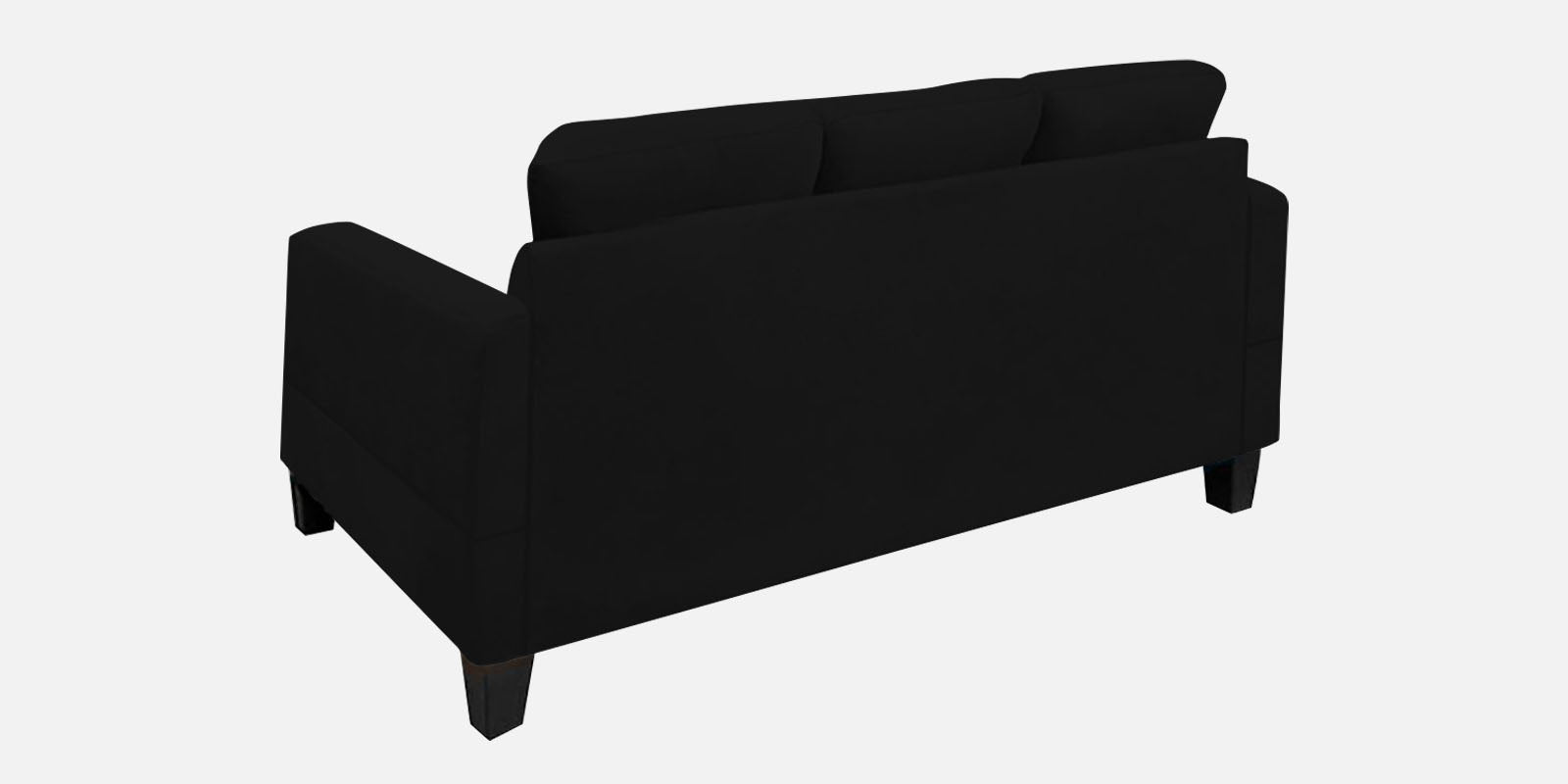 Thomas Fabric 3 Seater Sofa in Zed Black Colour