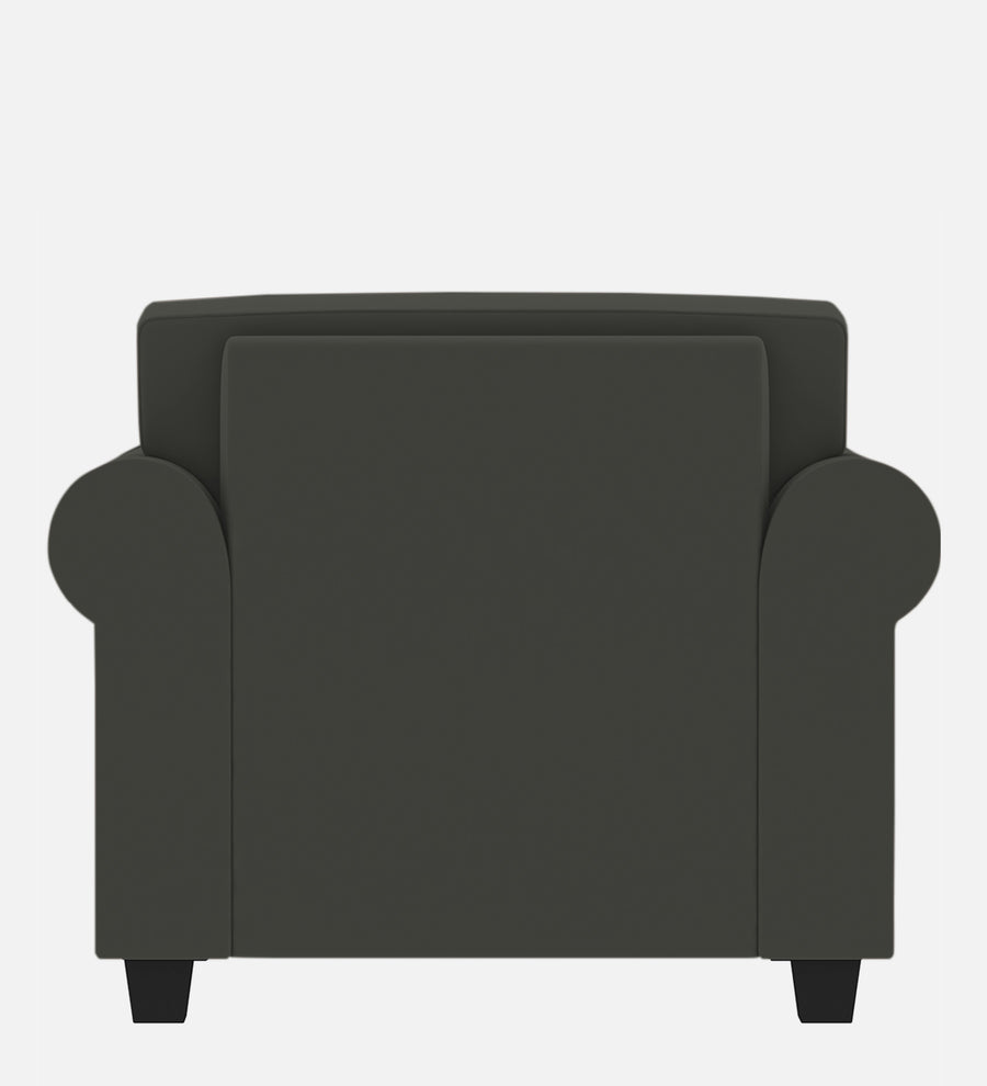 Numonk Velvet 1 Seater Sofa In Hory Grey Colour - Febonic Living