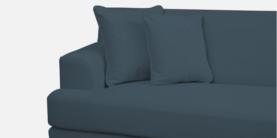 Woody Fabric Rhs Sectional Sofa 3 Lounger In Cobalt Blue Colour - Febonic Living