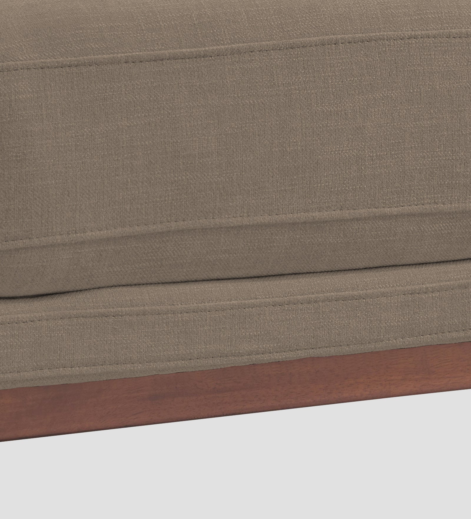 Borry Fabric 1 Seater Sofa in Hazel Beige Colour - Febonic Living