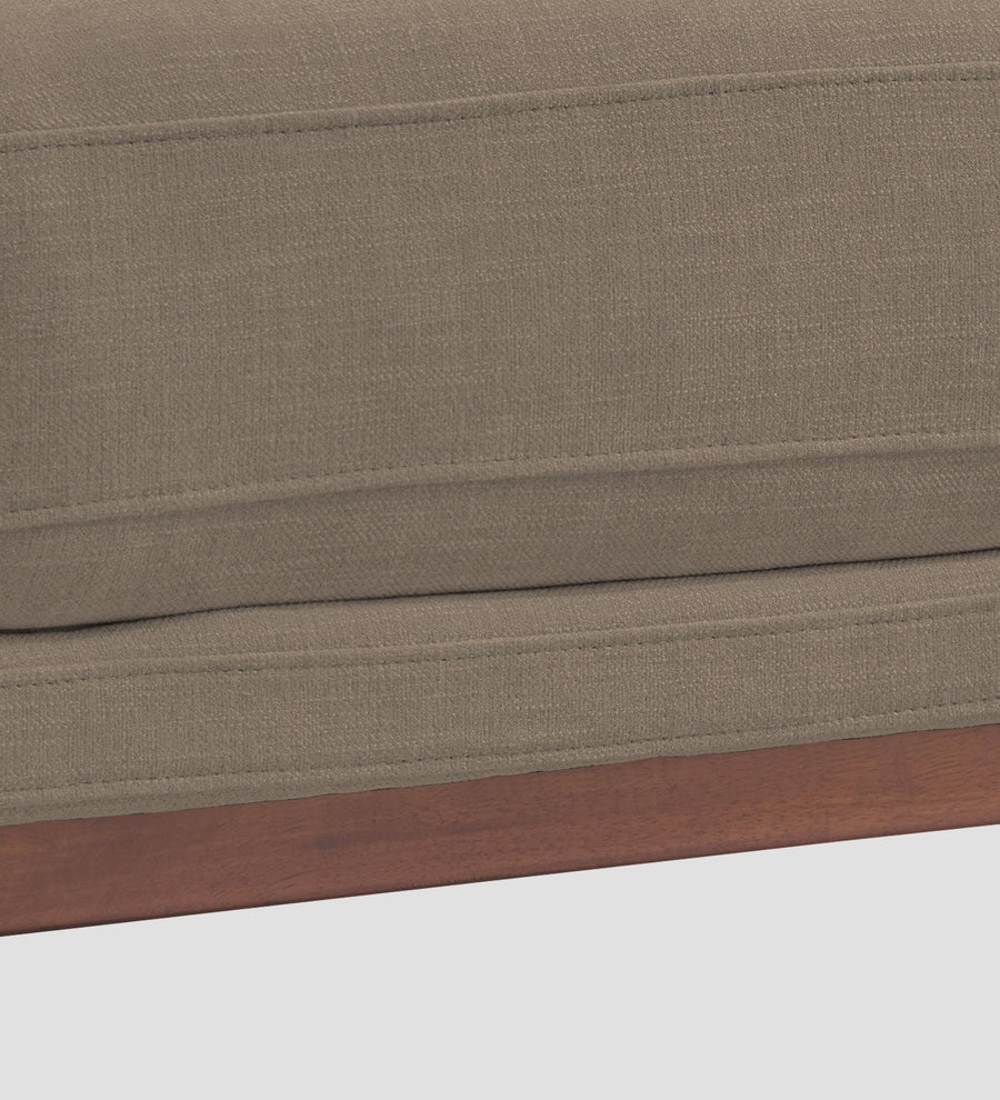Borry Fabric 1 Seater Sofa In Hazel Beige Colour - Febonic Living