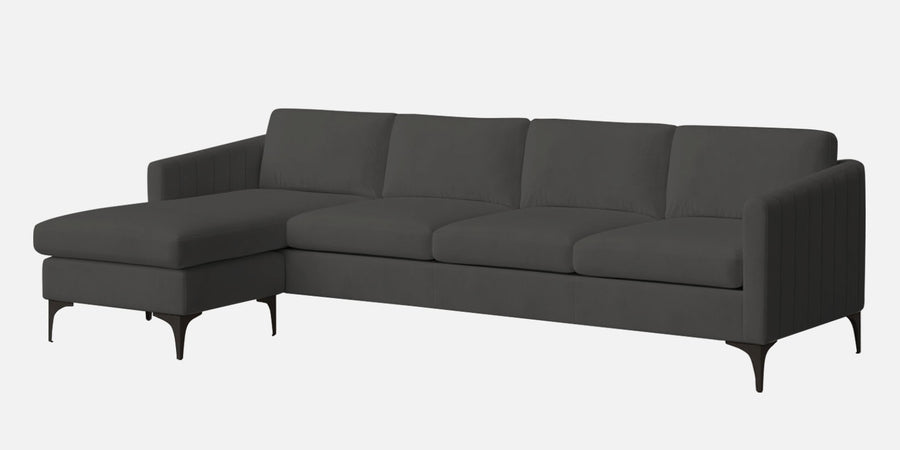 Haru Fabric Rhs Sectional Sofa 3 Lounger In Hory Grey Colour - Febonic Living