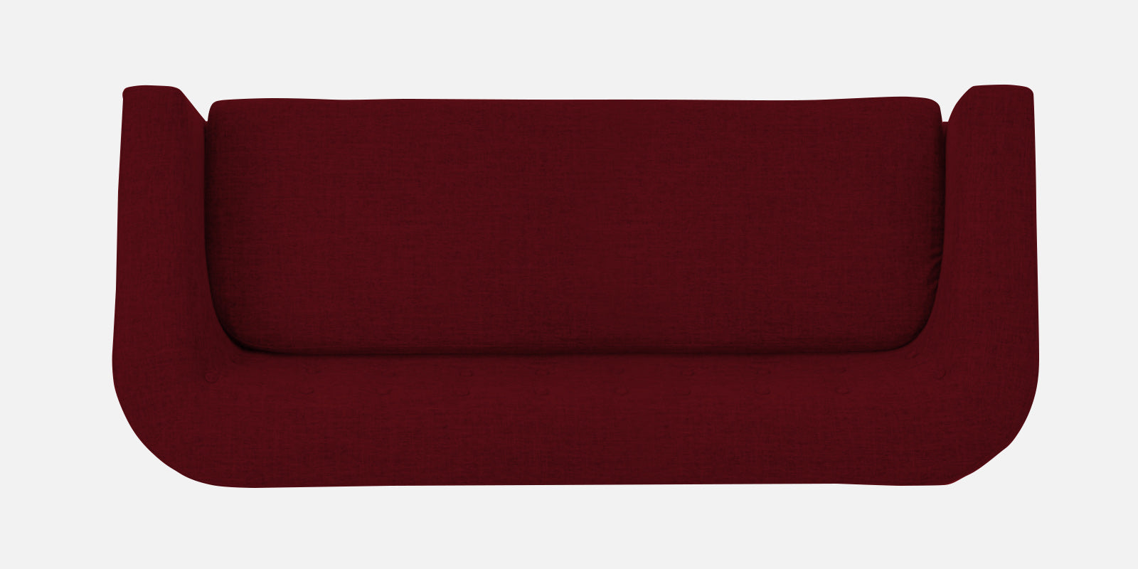 Casper Fabric 3 Seater Sofa in Ruby Red Colour