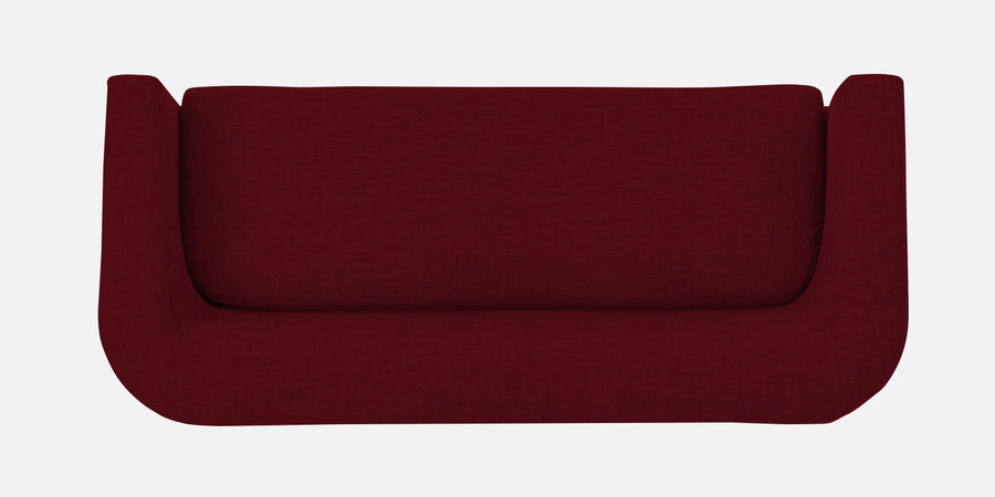 Casper Fabric 3 Seater Sofa In Ruby Red Colour - Febonic Living