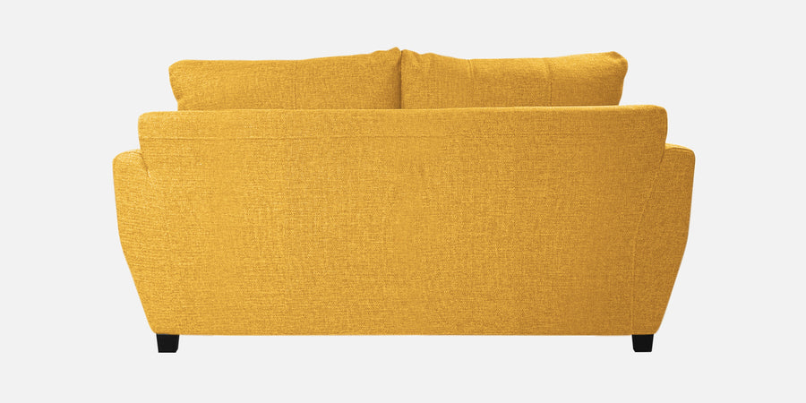 Mario Fabric 2 Seater Sofa In Bold Yellow Colour - Febonic Living