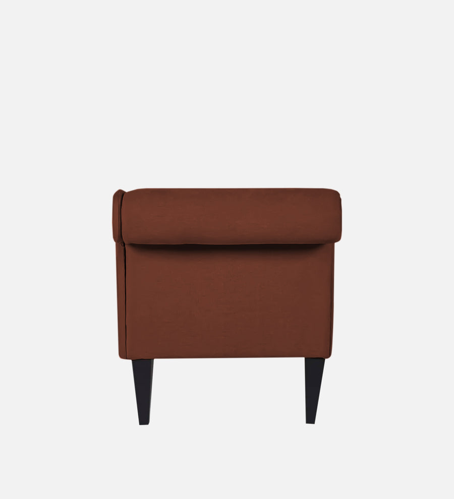 Adria Fabric Rhs Chaise Lounger In Coffee Brown Colour - Febonic Living