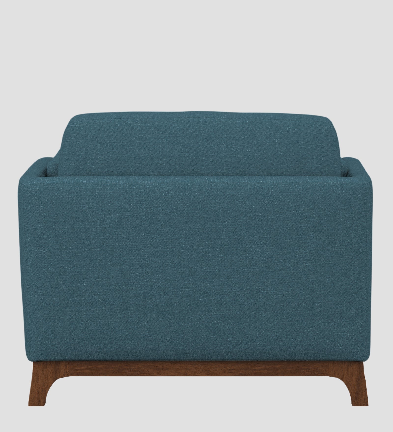 Candy Fabric 1 Seater Sofa In  Sea Blue Colour - Febonic Living