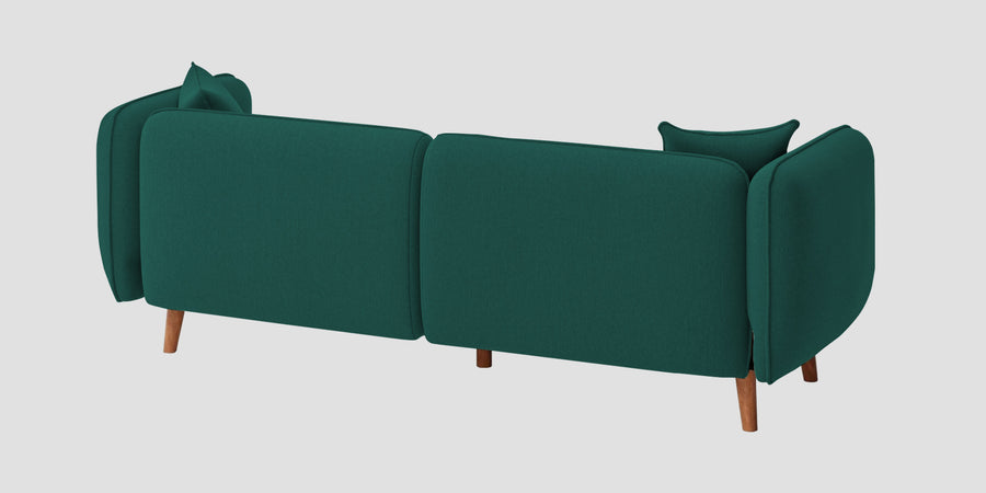 Reva Fabric 3 Seater Sofa In Sage Green Colour - Febonic Living