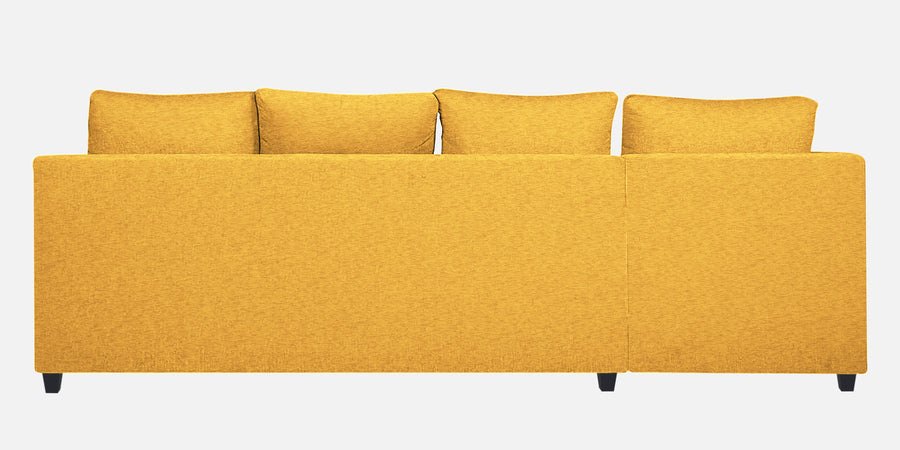 Nebula Fabric Rhs Sectional Sofa 3 Lounger In Bold Yellow Colour - Febonic Living