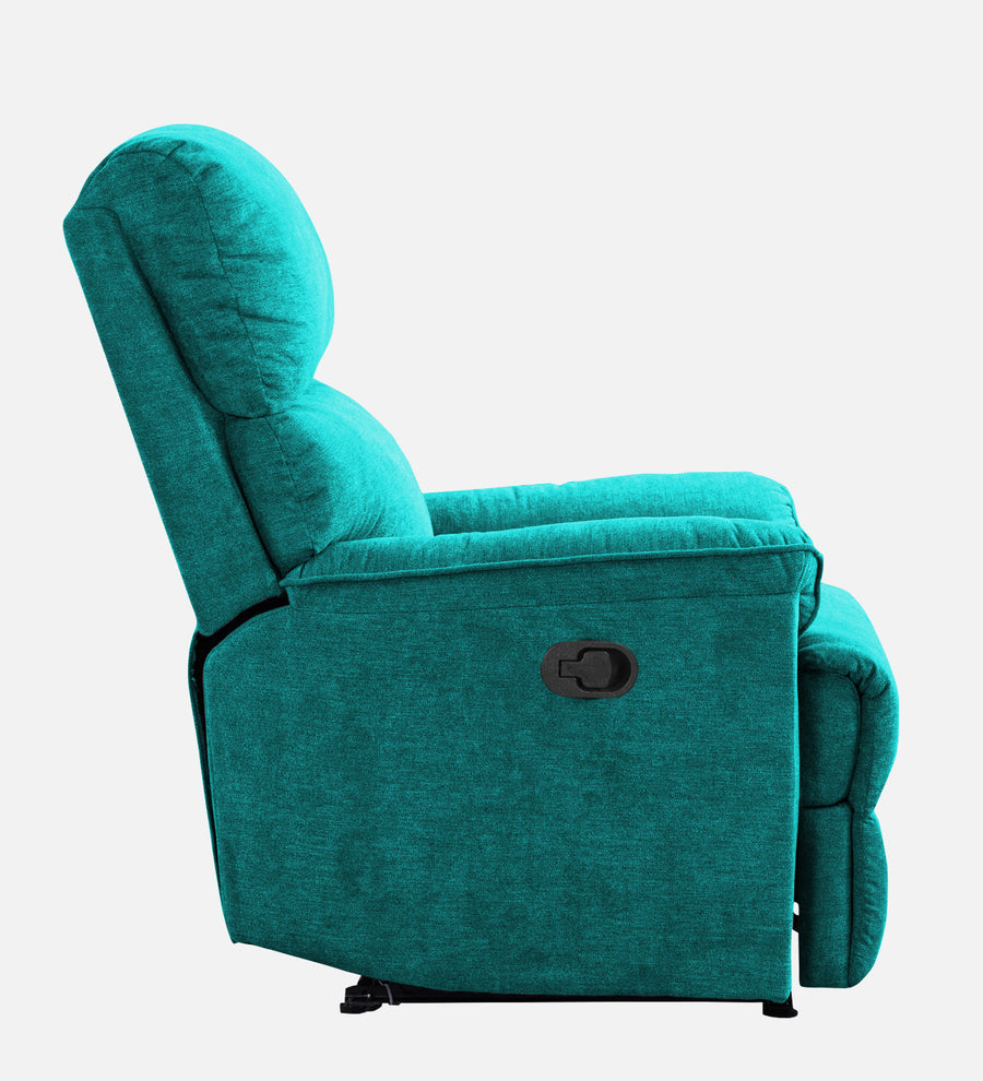 Abby Fabric 1 Seater Motorized Recliner In Sea Green Colour - Febonic Living