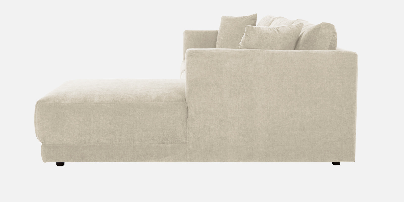 Northern Fabric LHS Sectional Sofa (3+Lounger) in Ivory Beige Colour