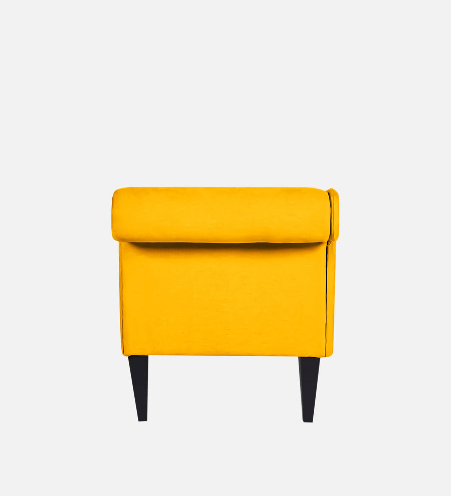 Adria Fabric Lhs Chaise Lounger In Bold Yellow Colour - Febonic Living
