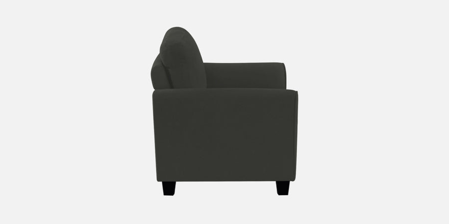 Daroo Velvet 3 Seater Sofa In Hory Grey Colour - Febonic Living