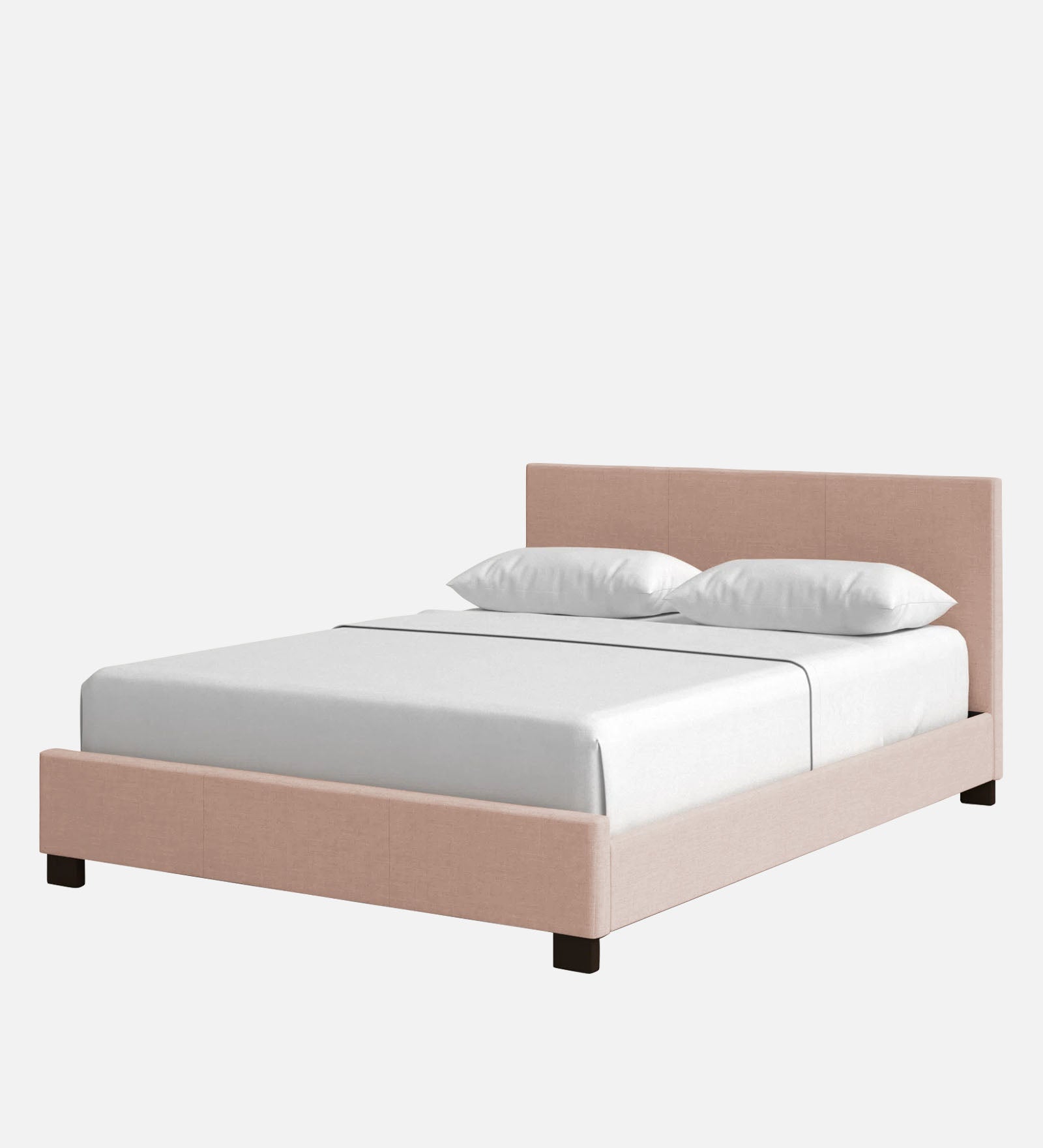 Lora Fabric King Size Bed in Woom Beige Colour