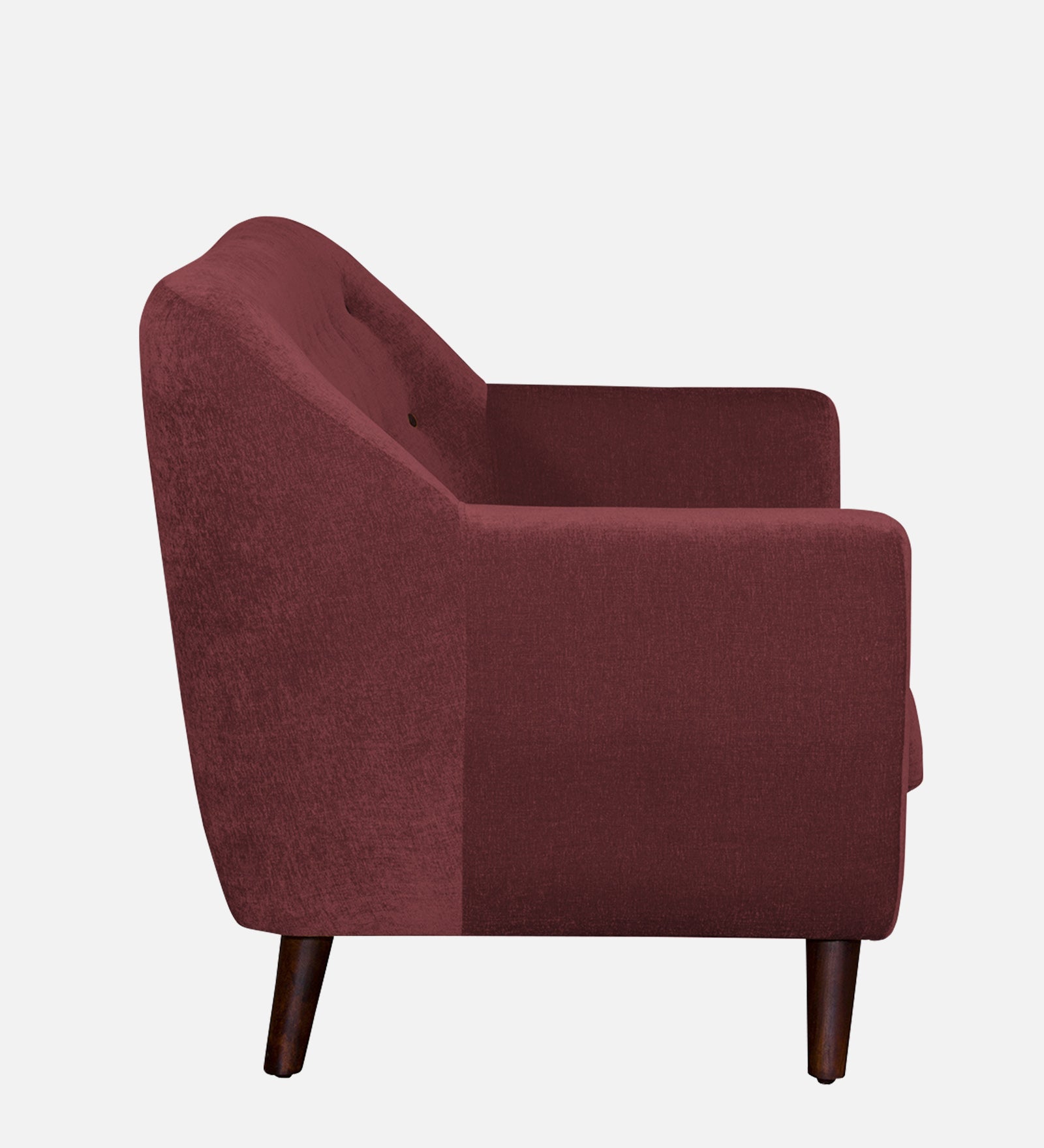 German Fabric 1 Seater Sofa in Blaze red Colour