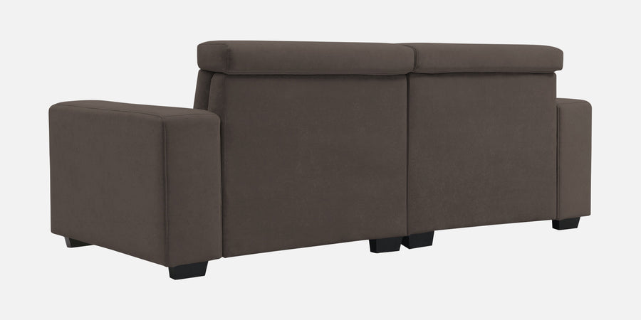 Hiro Fabric 2 Seater Sofa In Lito Brown Colour - Febonic Living