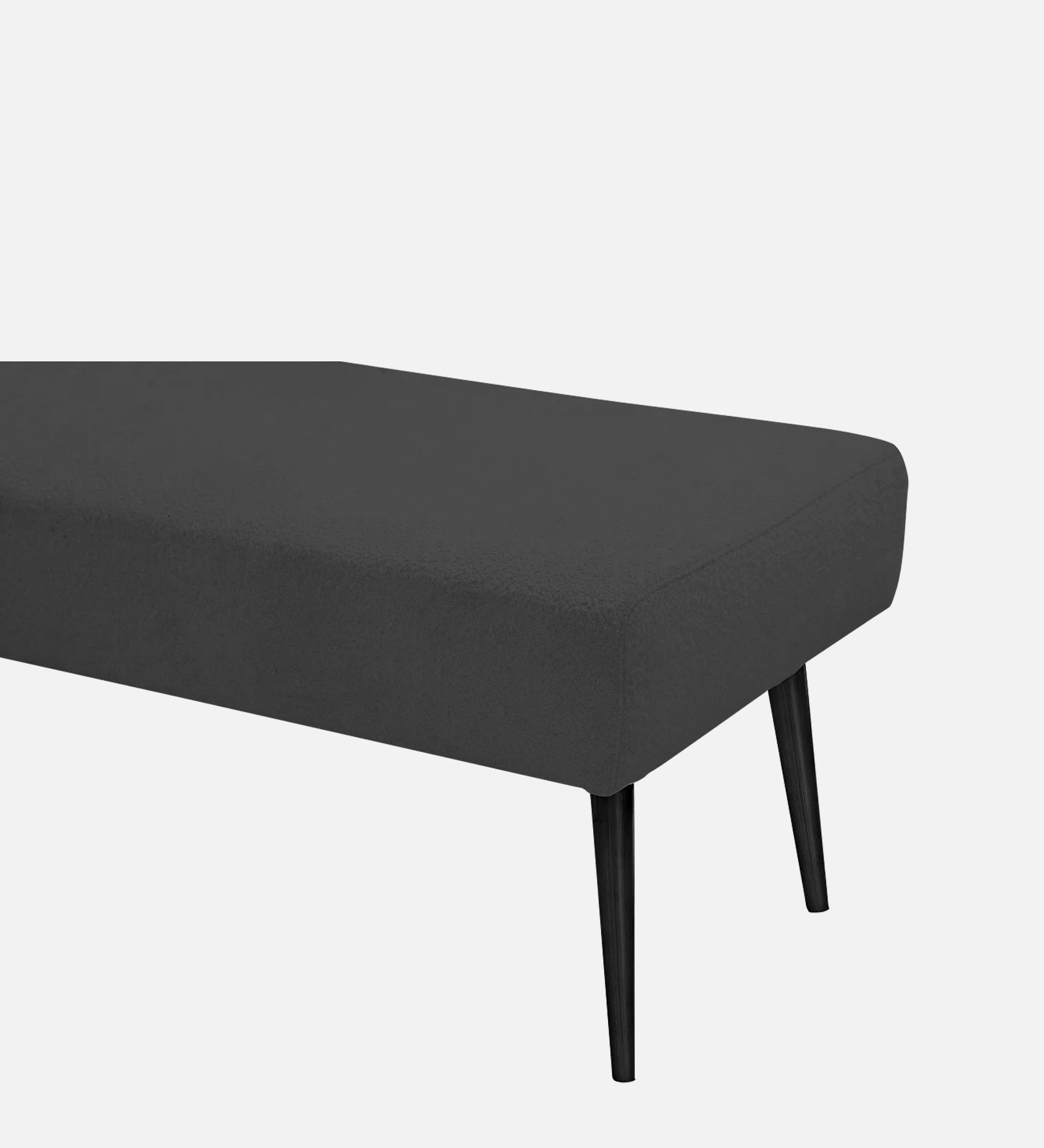 Orbit Fabric Bench In Charcoal Grey Colour