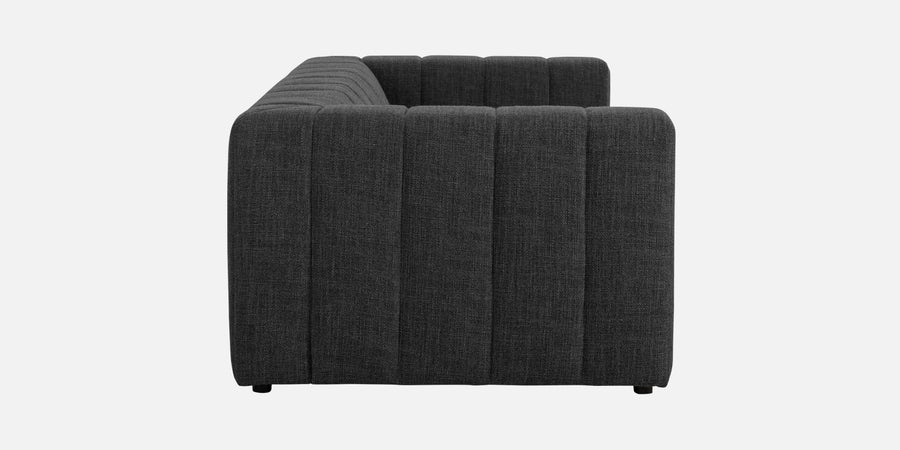 Lara Fabric 2 Seater Sofa In Charcoal Grey Colour - Febonic Living