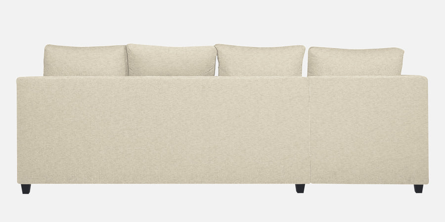 Nebula Fabric Rhs Sectional Sofa 3 Lounger In Ivory Cream Colour - Febonic Living