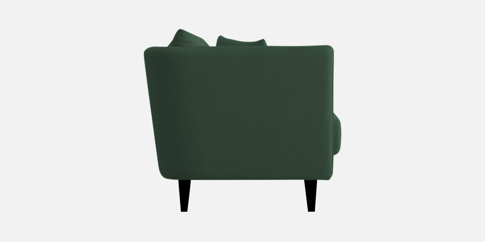 Norway Velvet 3 Seater Sofa In Amazon Green Colour