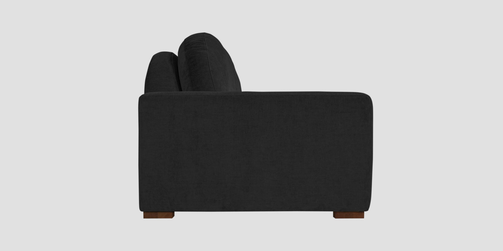 Dara Fabric 3 Seater Sofa In Zed Black Colour - Febonic Living