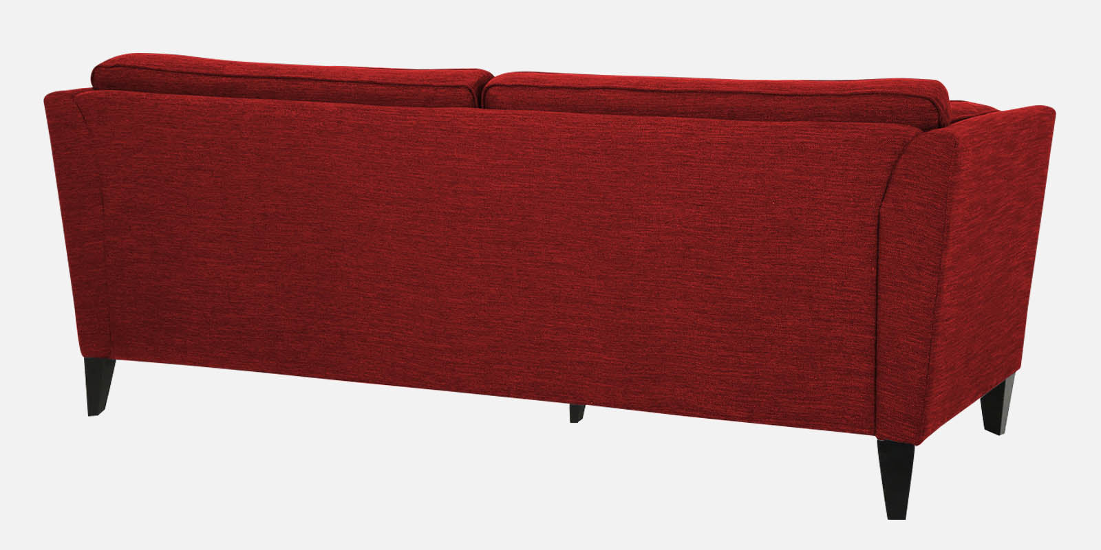 Nigar Fabric 3 Seater Sofa in Blood Maroon Colour