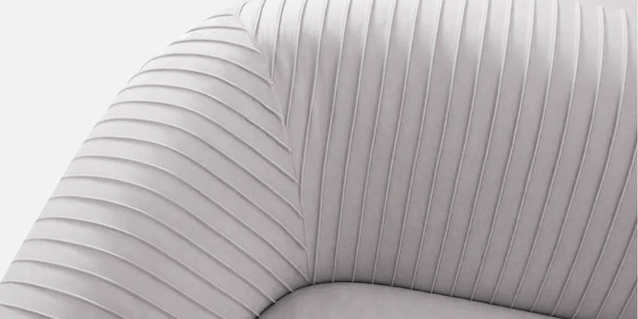Yara Velvet Fabric 2 Seater Sofa In Concrete Grey Colour - Febonic Living
