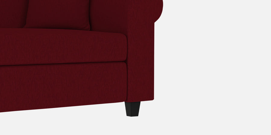 Derado Fabric 2 Seater Sofa In Ruby Red Colour - Febonic Living